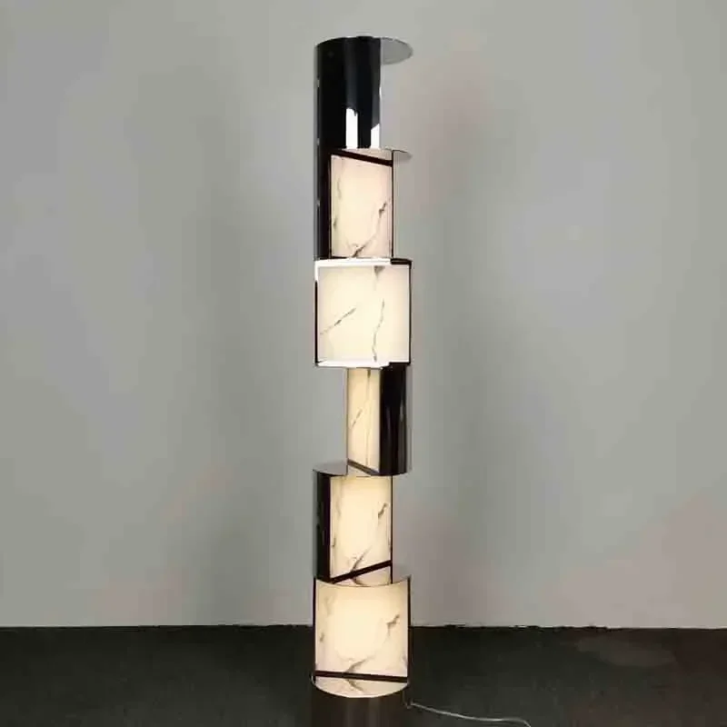 Designer's Light Luxury Stainless Steel Sculpture Floor Lamp Modern Creative Sales Office Room and Guestroom Vertical Decoration
Designer's Light Luxury Stainless Steel Sculpture Floor Lamp Modern Creative Sales Office Room and Guestroom Vertical Decoration