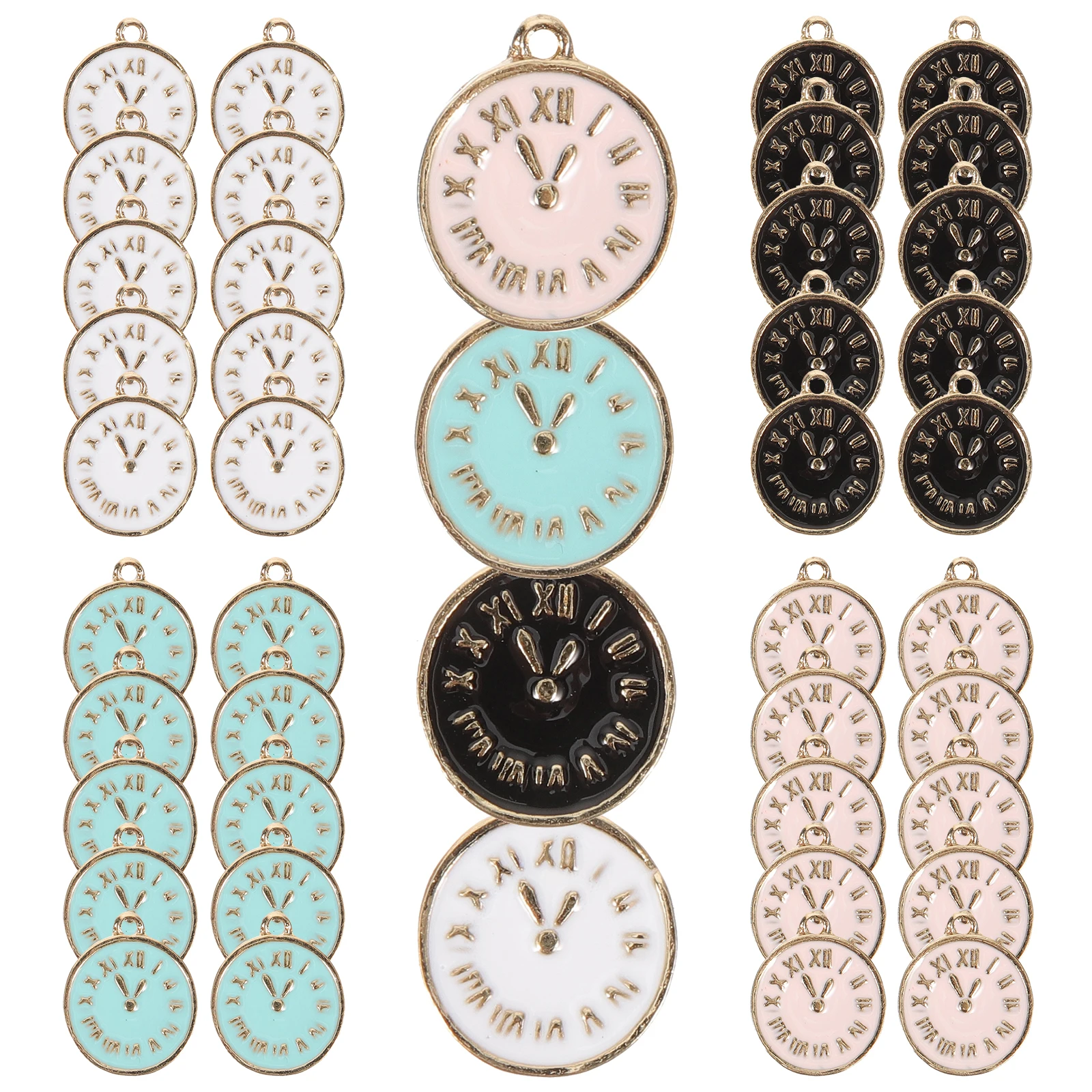 40pcs Clock Pendant Accessories Alloy Vintage Jewelry Findings Necklace Bracelet Making Materials Retro Charm Kit Rustproof
40pcs Clock Pendant Accessories Alloy Vintage Jewelry Findings Necklace Bracelet Making Materials Retro Charm Kit Rustproof