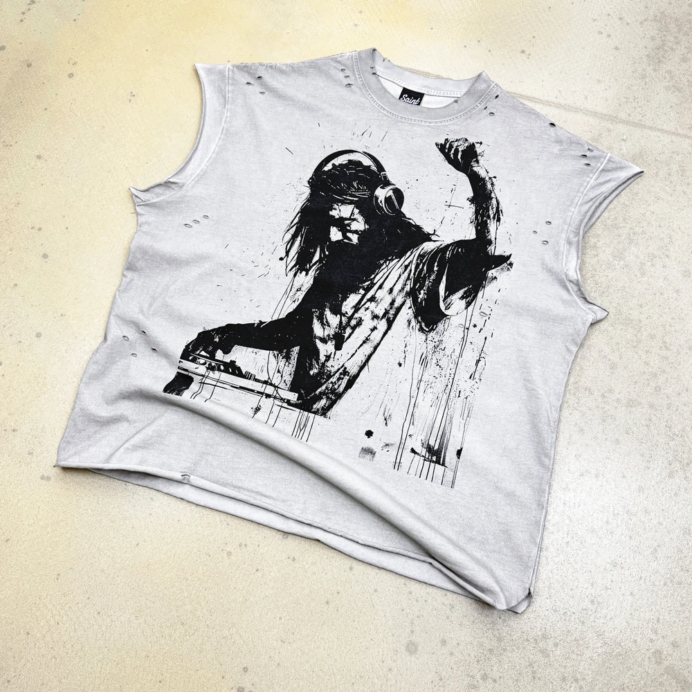 Yao Fashion Cotton Tops Loose Vintage Streetwear Graphics Print Summer Casual Men Tank High Street T Shirt Vest For Men Unisex
Yao Fashion Cotton Tops Loose Vintage Streetwear Graphics Print Summer Casual Men Tank High Street T Shirt Vest For Men Unisex