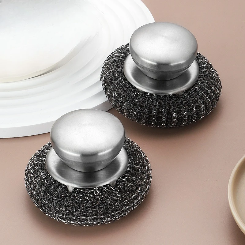LMM stainless steel wire brush with handle dishwashing and pot artifact, household kitchen does not drop silk
LMM stainless steel wire brush with handle dishwashing and pot artifact, household kitchen does not drop silk
