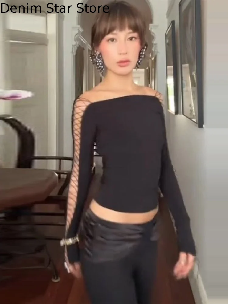 Пряная девушка с открытыми плечами и открытой спиной, бандажный облегающий топ, повседневные тонкие рубашки в сеточку с длинными рукавами, 2026 НОВЫЕ модные женские топы
Пряная девушка с открытыми плечами и открытой спиной, бандажный облегающий топ, повседневные тонкие рубашки в сеточку с длинными рукавами, 2026 НОВЫЕ модные женские топы