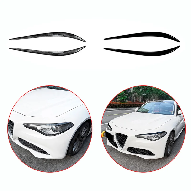 Applicable To Alfa Romeo Giulia 2015+ High Quality ABS Car Eyebrow Light Eyelids Glossy Black Carbon Fiber Look Body Kit
Applicable To Alfa Romeo Giulia 2015+ High Quality ABS Car Eyebrow Light Eyelids Glossy Black Carbon Fiber Look Body Kit