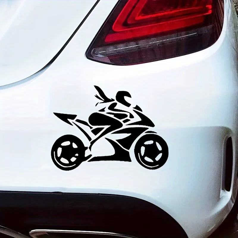 Sport Bike Rider Sticker, Black/White/Holographic Waterproof Decal, For Vehicle & Helmet Decor
Sport Bike Rider Sticker, Black/White/Holographic Waterproof Decal, For Vehicle & Helmet Decor