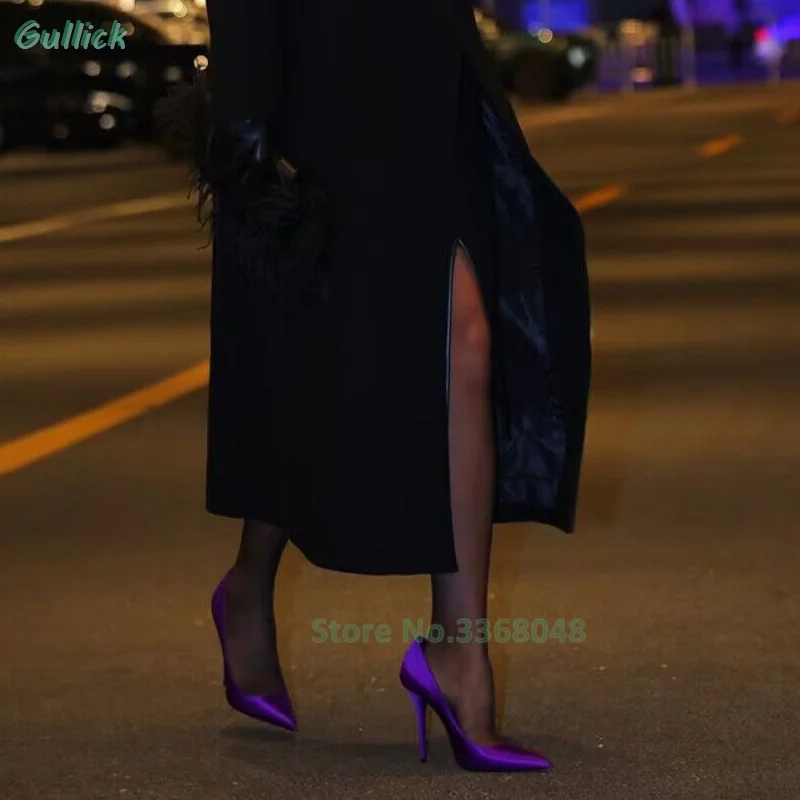 Purple Satin Women Pumps Stiletto Thin High Heel Sexy Pointed Toe Slip On Fashion 2024 Shoes Runway Shallow Solid Ladies Pumps
Purple Satin Women Pumps Stiletto Thin High Heel Sexy Pointed Toe Slip On Fashion 2024 Shoes Runway Shallow Solid Ladies Pumps
