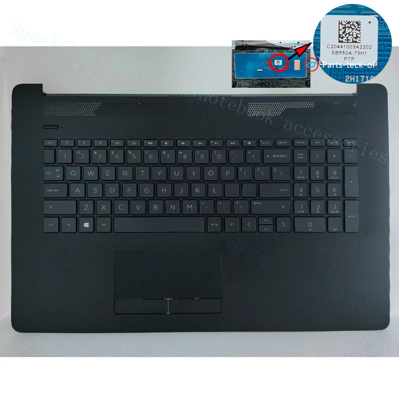A+ 73H1 PTP Touchpad For HP 17-BY 17-CA 17T-BY Palmrest Backlit Keyboard L92780-001
A+ 73H1 PTP Touchpad For HP 17-BY 17-CA 17T-BY Palmrest Backlit Keyboard L92780-001