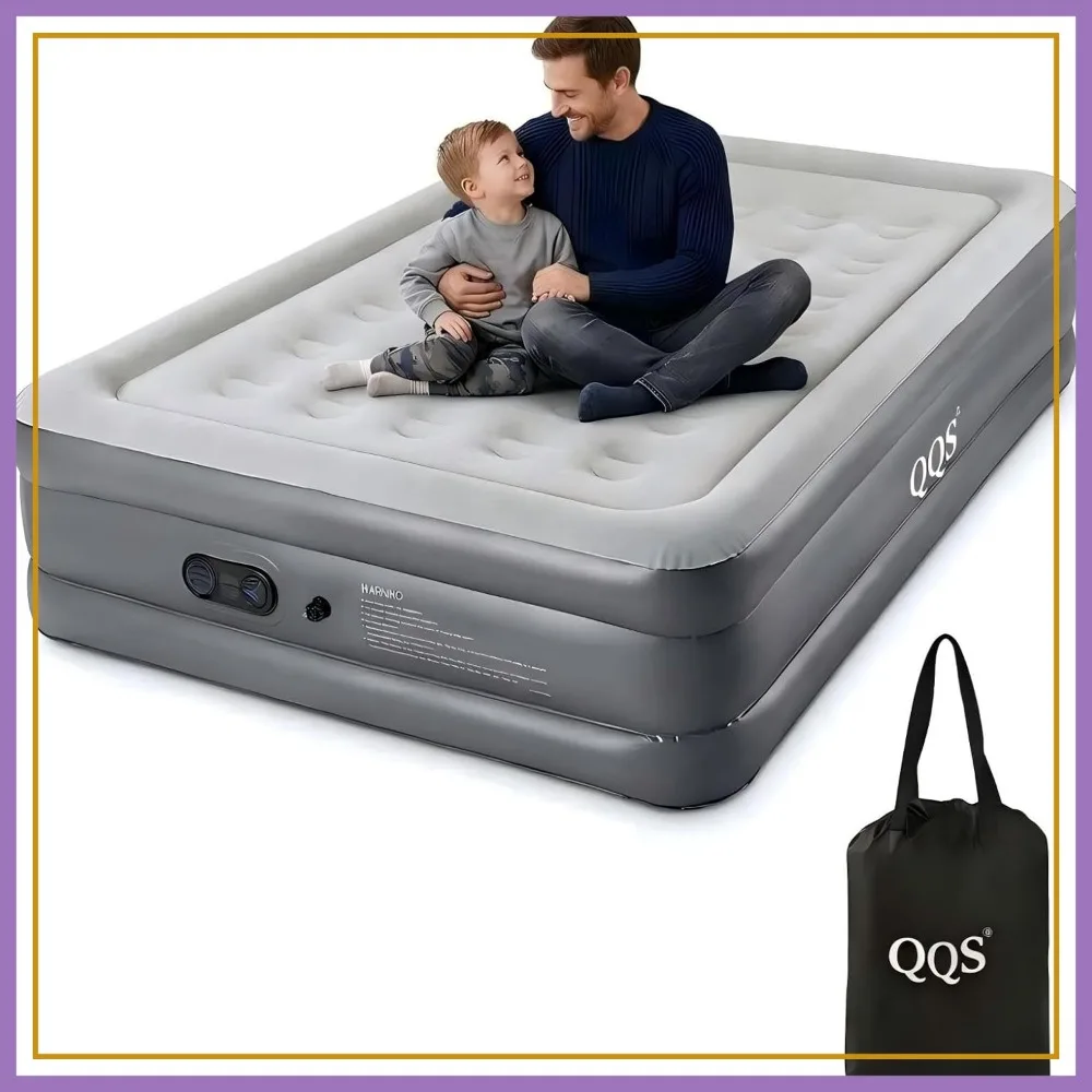 Twin Air Mattress with Built-in Pump, 18'' Raised Inflatable Bed, 660lb Capacity Blow Up Bed for Guest Home Camping
Twin Air Mattress with Built-in Pump, 18'' Raised Inflatable Bed, 660lb Capacity Blow Up Bed for Guest Home Camping