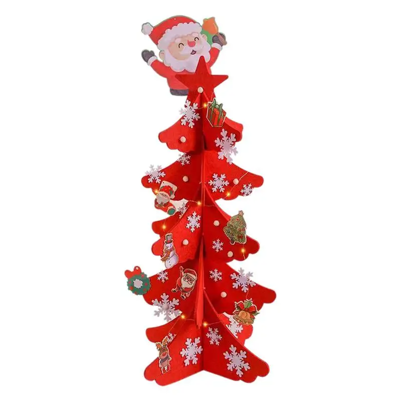 Felt Christmas Tree For Toddler 3D Christmas Tree Children's Toy Featuring Led String Light Christmas Tree Wall Decal Christmas
Felt Christmas Tree For Toddler 3D Christmas Tree Children's Toy Featuring Led String Light Christmas Tree Wall Decal Christmas
