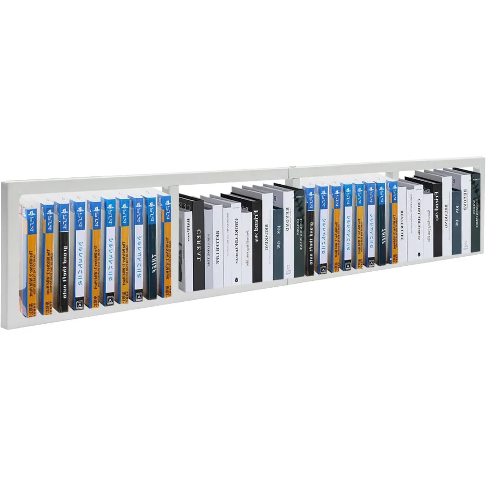 34 Inch Wall Mount Media Storage Rack,CD DVD Organizer Metal Floating Shelf Set,Open Kids' Bookshelf for Store CD DVD and Books
34 Inch Wall Mount Media Storage Rack,CD DVD Organizer Metal Floating Shelf Set,Open Kids' Bookshelf for Store CD DVD and Books