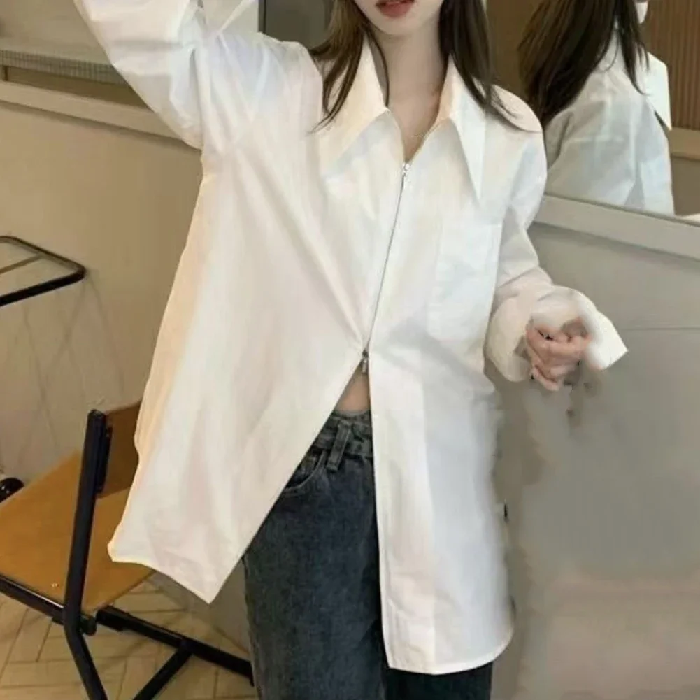 For Club Casual Female Shirt Loose Ladies Shirt Spring Style Suitable For Spring V-neck Design Comfortable Fit
For Club Casual Female Shirt Loose Ladies Shirt Spring Style Suitable For Spring V-neck Design Comfortable Fit