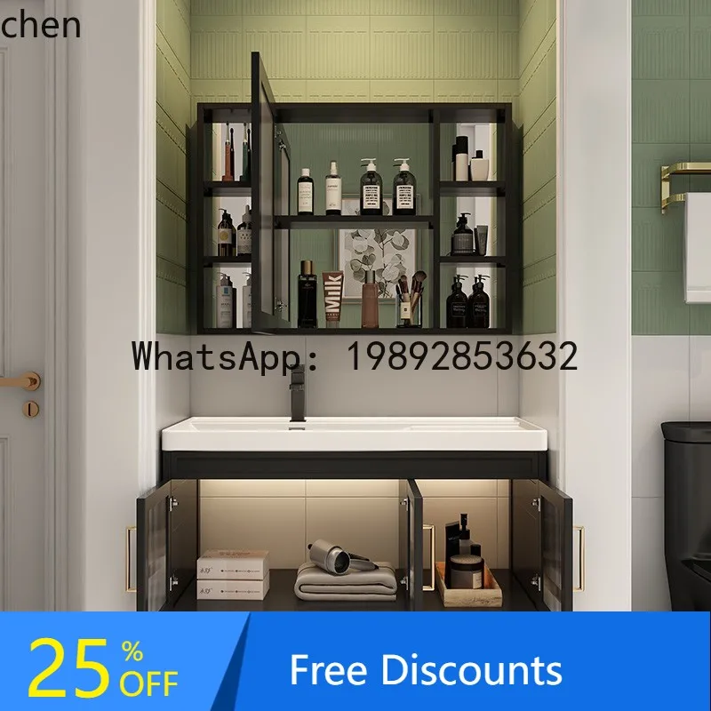 large apartment space aluminum bathroom cabinet combination bathroom wall-mounted washbasin ceramic integrated washbasin 
large apartment space aluminum bathroom cabinet combination bathroom wall-mounted washbasin ceramic integrated washbasin
