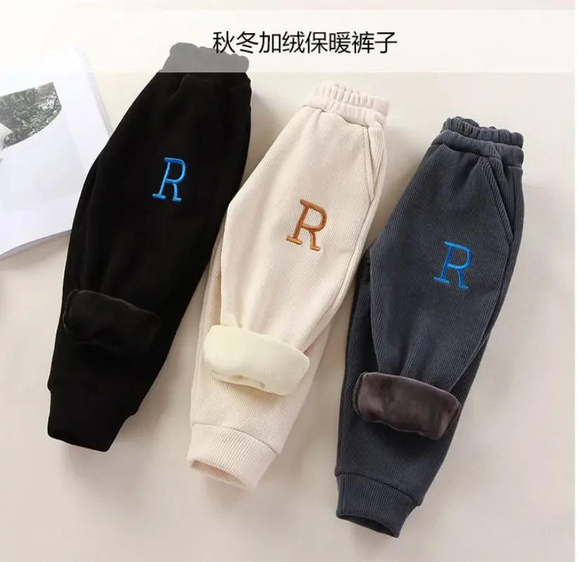 2024 Children's plush Winter style medium to large children's pants Thickened children's cotton pants Warm casual pants
2024 Children's plush Winter style medium to large children's pants Thickened children's cotton pants Warm casual pants