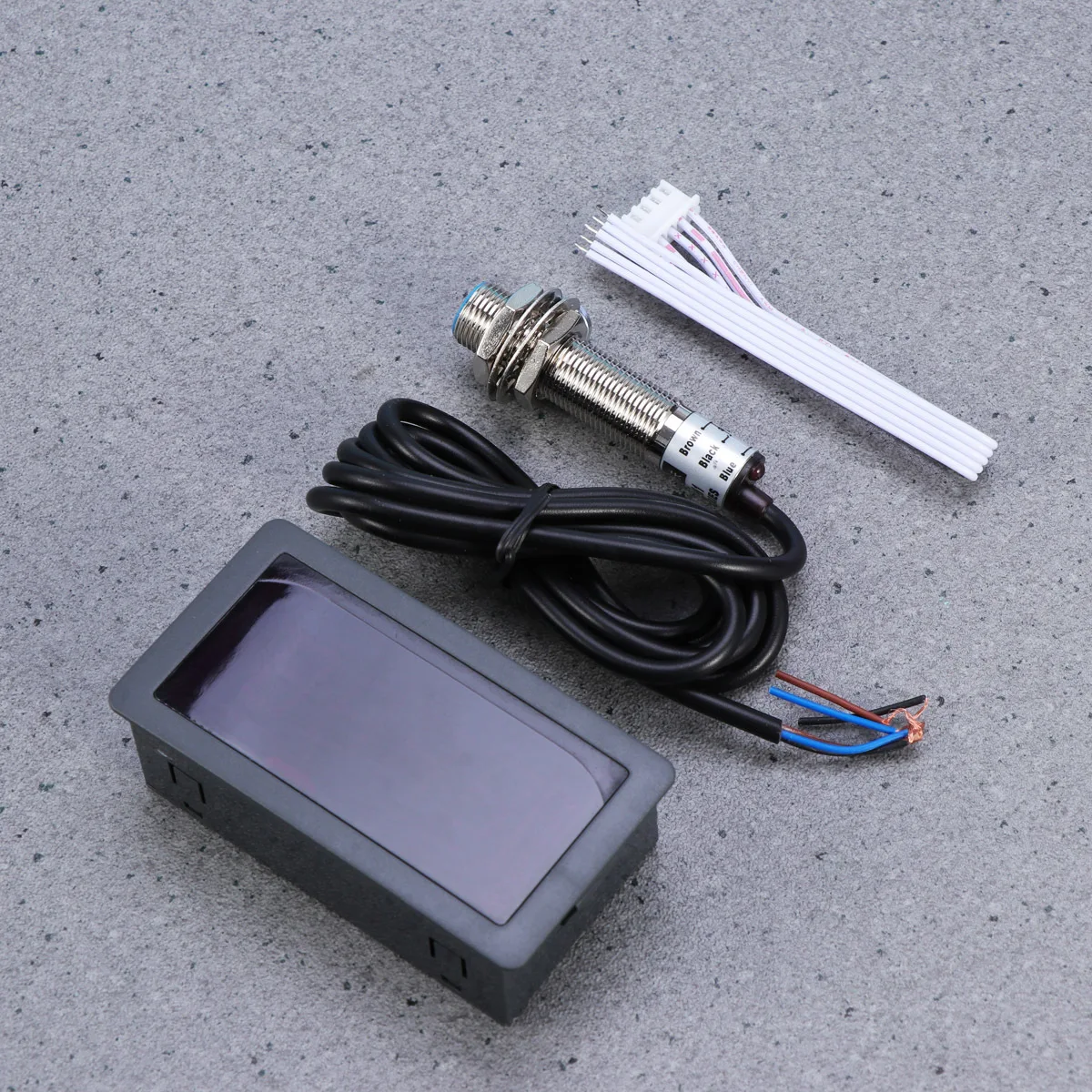 Digital LED Tachometer Meter Blue Screen Npn Hall Proximity Sensor Accurate Measurement Easy Mount
Digital LED Tachometer Meter Blue Screen Npn Hall Proximity Sensor Accurate Measurement Easy Mount