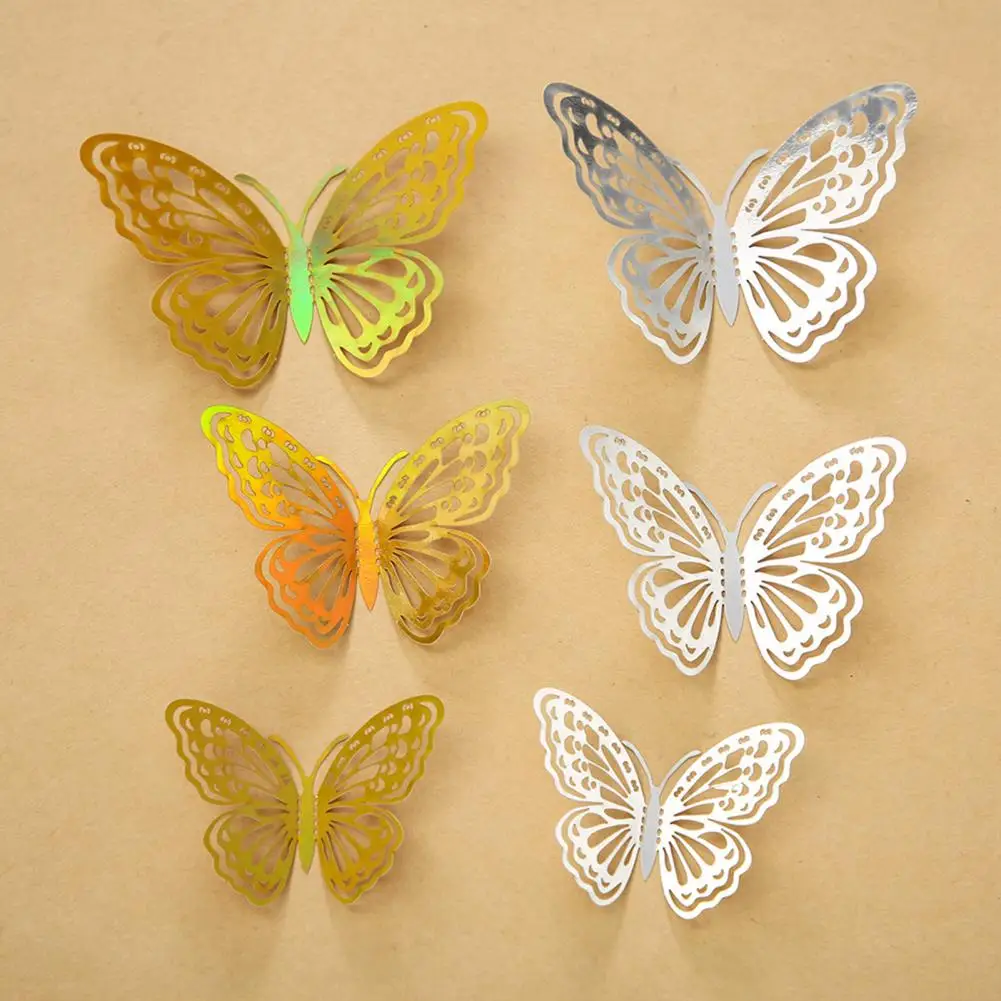 3d Butterfly Wall Art Metal Texture Wall Sticker 12 Pcs 3d Butterfly Wall Decor Set Hollow Butterfly Decals for Birthday Party
3d Butterfly Wall Art Metal Texture Wall Sticker 12 Pcs 3d Butterfly Wall Decor Set Hollow Butterfly Decals for Birthday Party