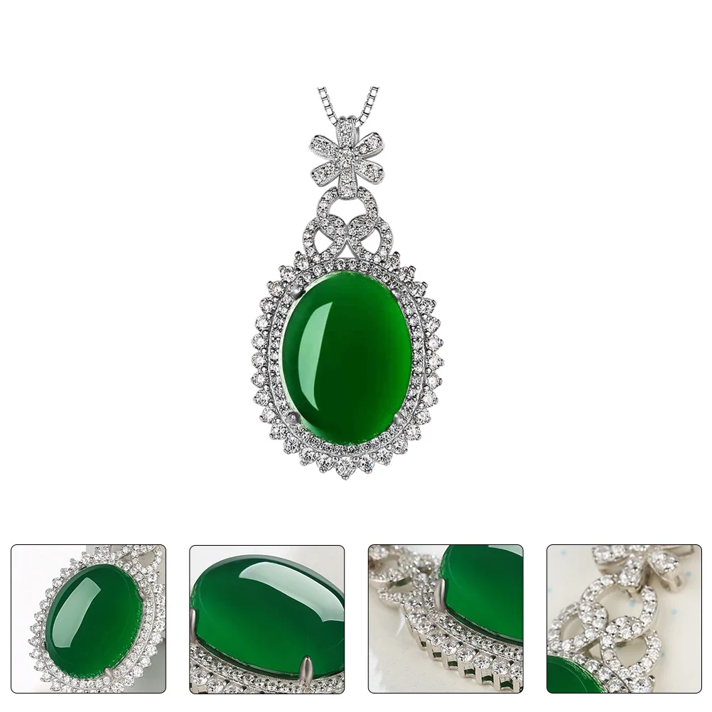 Chrysoprase Necklace Exquisite Pendant Women Fashion Jewelry Party Shopping Working Daily Life Gift
Chrysoprase Necklace Exquisite Pendant Women Fashion Jewelry Party Shopping Working Daily Life Gift