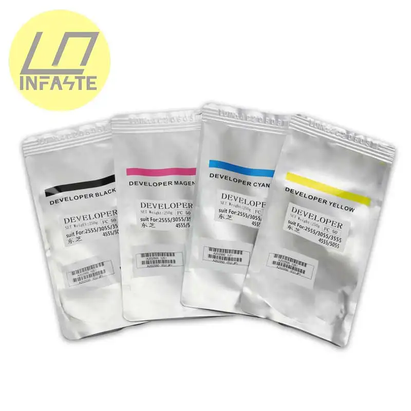 Infaste FC50 Developer powder Reliable Performance Compatible 250g for Toshiba 2555c 3055c 3555c 4555c 5055c color machine
Infaste FC50 Developer powder Reliable Performance Compatible 250g for Toshiba 2555c 3055c 3555c 4555c 5055c color machine