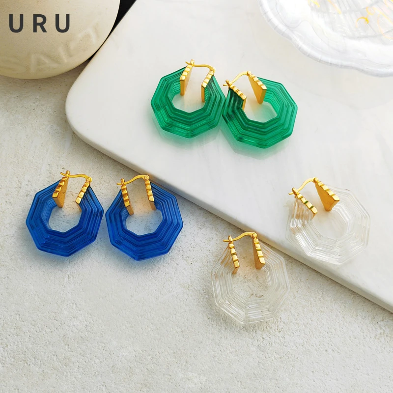 Modern Jewelry High Quality Resin Earrings 2022 New Trend Elegant Temperament Blue Green Drop Earrings For Women Female Gifts
Modern Jewelry High Quality Resin Earrings 2022 New Trend Elegant Temperament Blue Green Drop Earrings For Women Female Gifts