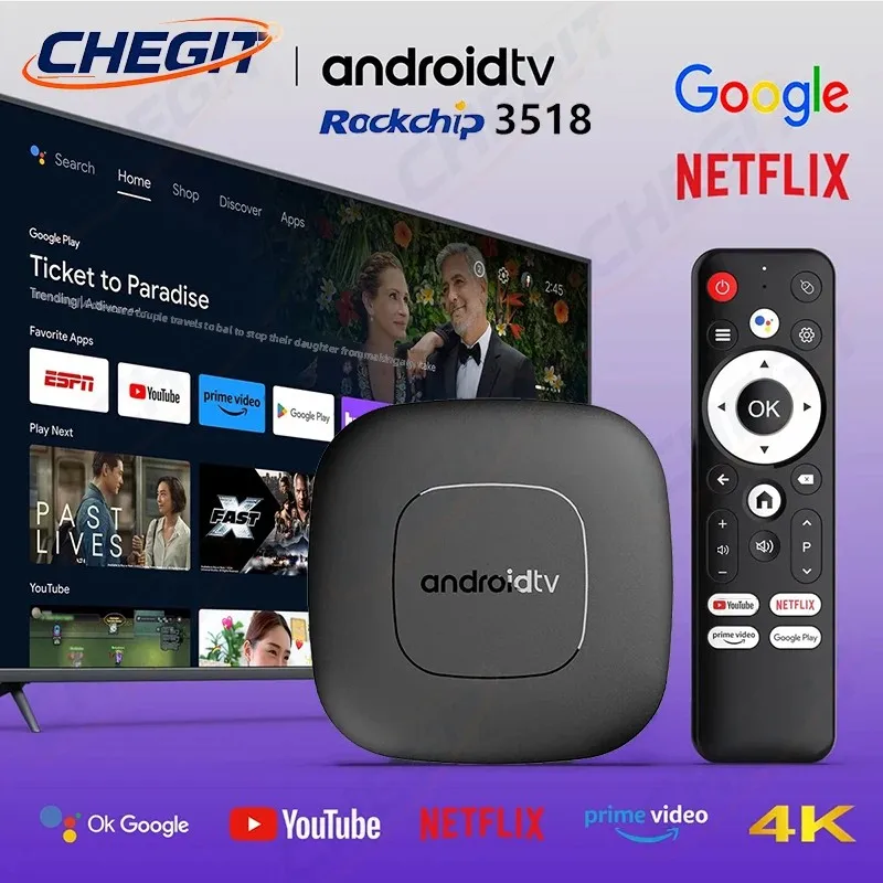 Смарт ТВ-приставка 2026 на Android 16 с Rockchip RK3518, Dual Wifi6, четырехъядерным процессором, поддержкой видео 4K, Google Voice Assistant, 8 ГБ ОЗУ + 128 ГБ ПЗУ, медиаплеер
Смарт ТВ-приставка 2026 на Android 16 с Rockchip RK3518, Dual Wifi6, четырехъядерным процессором, поддержкой видео 4K, Google Voice Assistant, 8 ГБ ОЗУ + 128 ГБ ПЗУ, медиаплеер