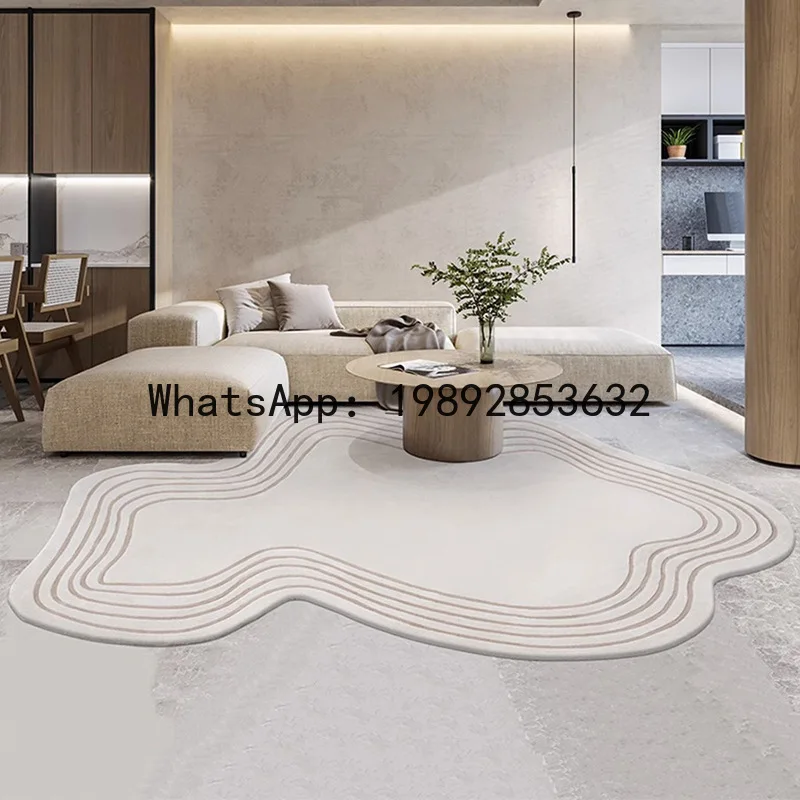 Handmade Thickened Plain Irregular Carpet for Living Room, Light Luxury Bedroom, Cream Style Irregular Bedside Rug
Handmade Thickened Plain Irregular Carpet for Living Room, Light Luxury Bedroom, Cream Style Irregular Bedside Rug