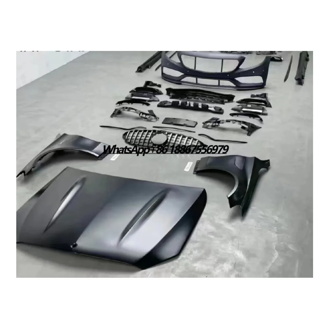 Facelift Car Parts Front Bumper Rear Bumper for Mercedes benz for E Class W213 E260 E300 2021-2022 to E63S AMG Rear Diffuser 
Facelift Car Parts Front Bumper Rear Bumper for Mercedes benz for E Class W213 E260 E300 2021-2022 to E63S AMG Rear Diffuser