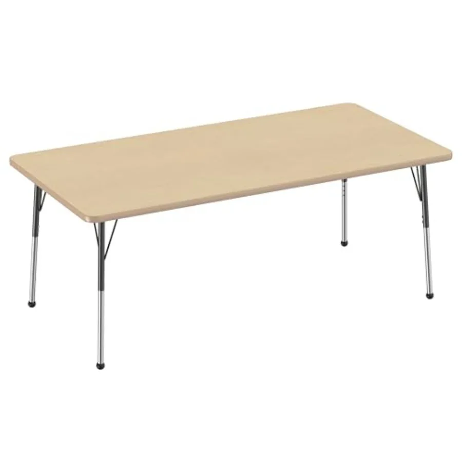 FDP Rectangle Activity School and Office Table 36 x 72 inch,Standard Legs with Ball Glides, Adjustable Height 19-30 inches - Ma
FDP Rectangle Activity School and Office Table 36 x 72 inch,Standard Legs with Ball Glides, Adjustable Height 19-30 inches - Ma