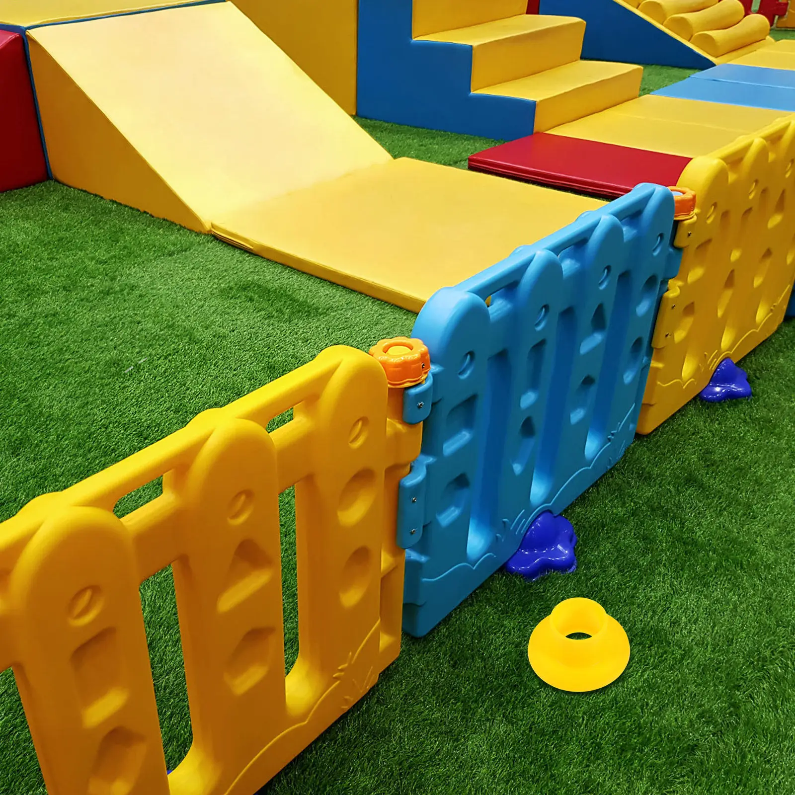 4Pcs Plastic Playground Base Plate Holder with Steel Tube Inserts Stable Foot Cover for Indoor Outdoor Playgrounds Safe Children
4Pcs Plastic Playground Base Plate Holder with Steel Tube Inserts Stable Foot Cover for Indoor Outdoor Playgrounds Safe Children