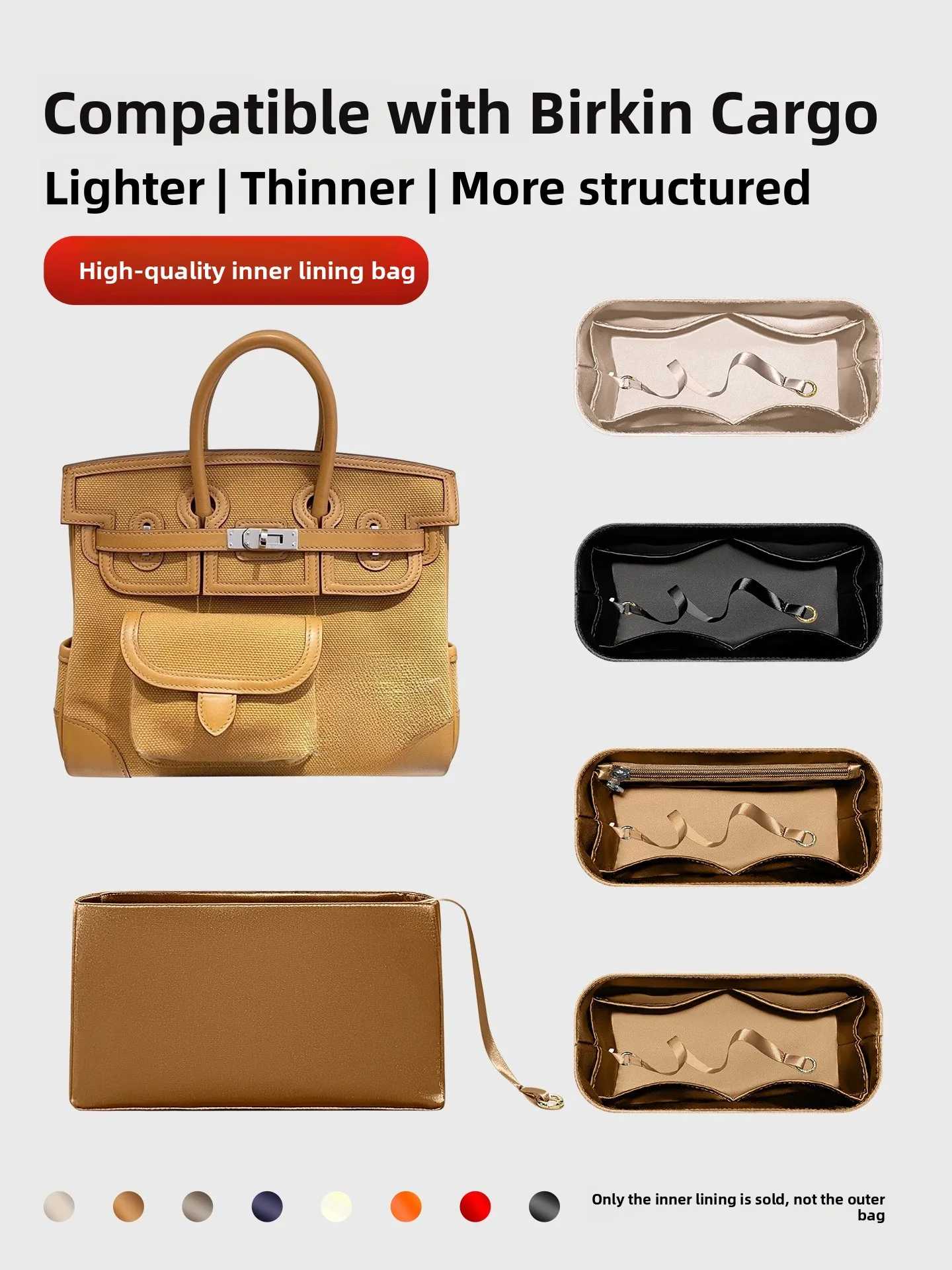 Art Beauty Rhythm Cargo25 Inner Bag Support Lightweight Zipper Insert Padded Handbag Interior Organizer for Women
Art Beauty Rhythm Cargo25 Inner Bag Support Lightweight Zipper Insert Padded Handbag Interior Organizer for Women