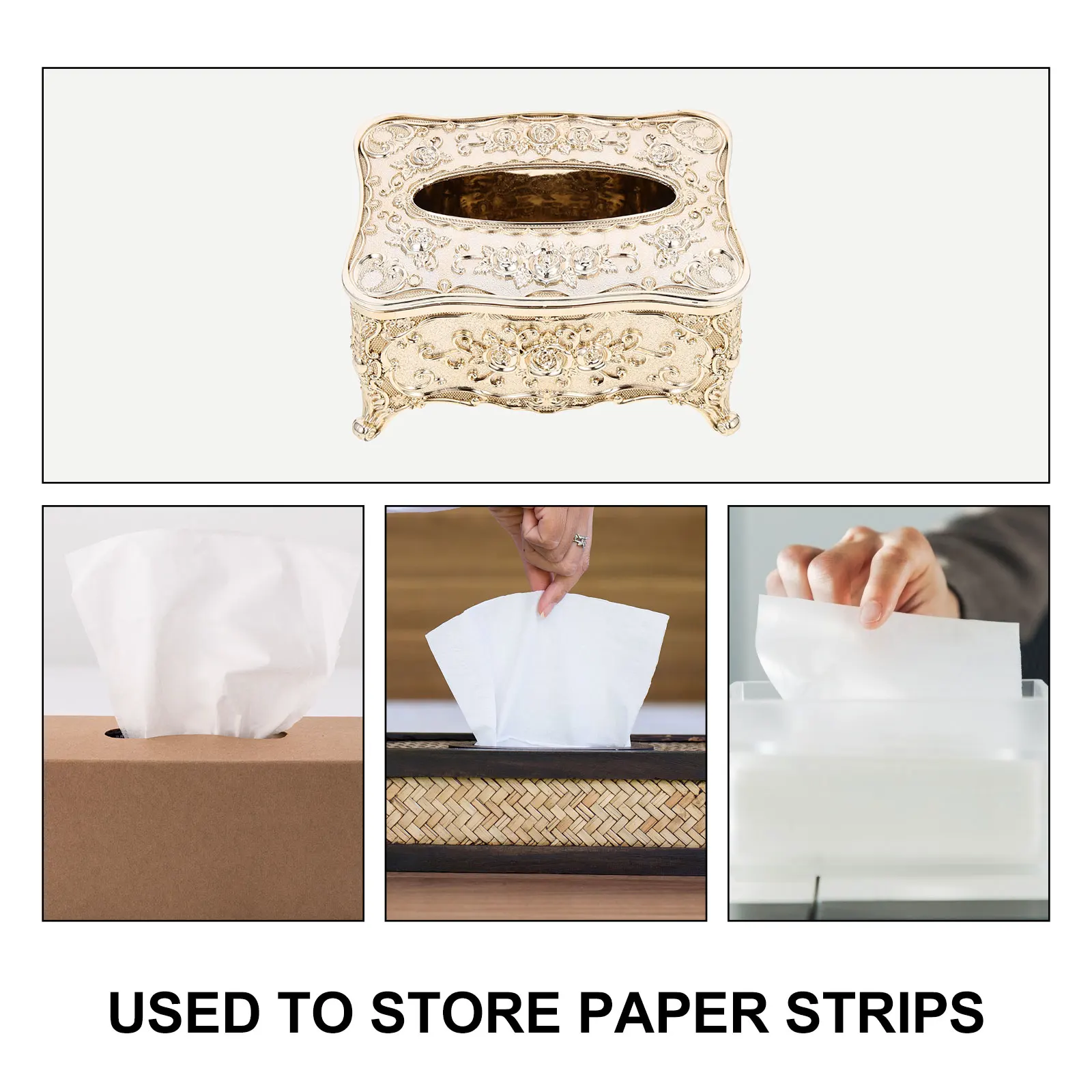 Gold-plated Tissue Box Home Accessories Napkin Holder European Style Practical Long-term Use Compact Size Suitable Many
Gold-plated Tissue Box Home Accessories Napkin Holder European Style Practical Long-term Use Compact Size Suitable Many