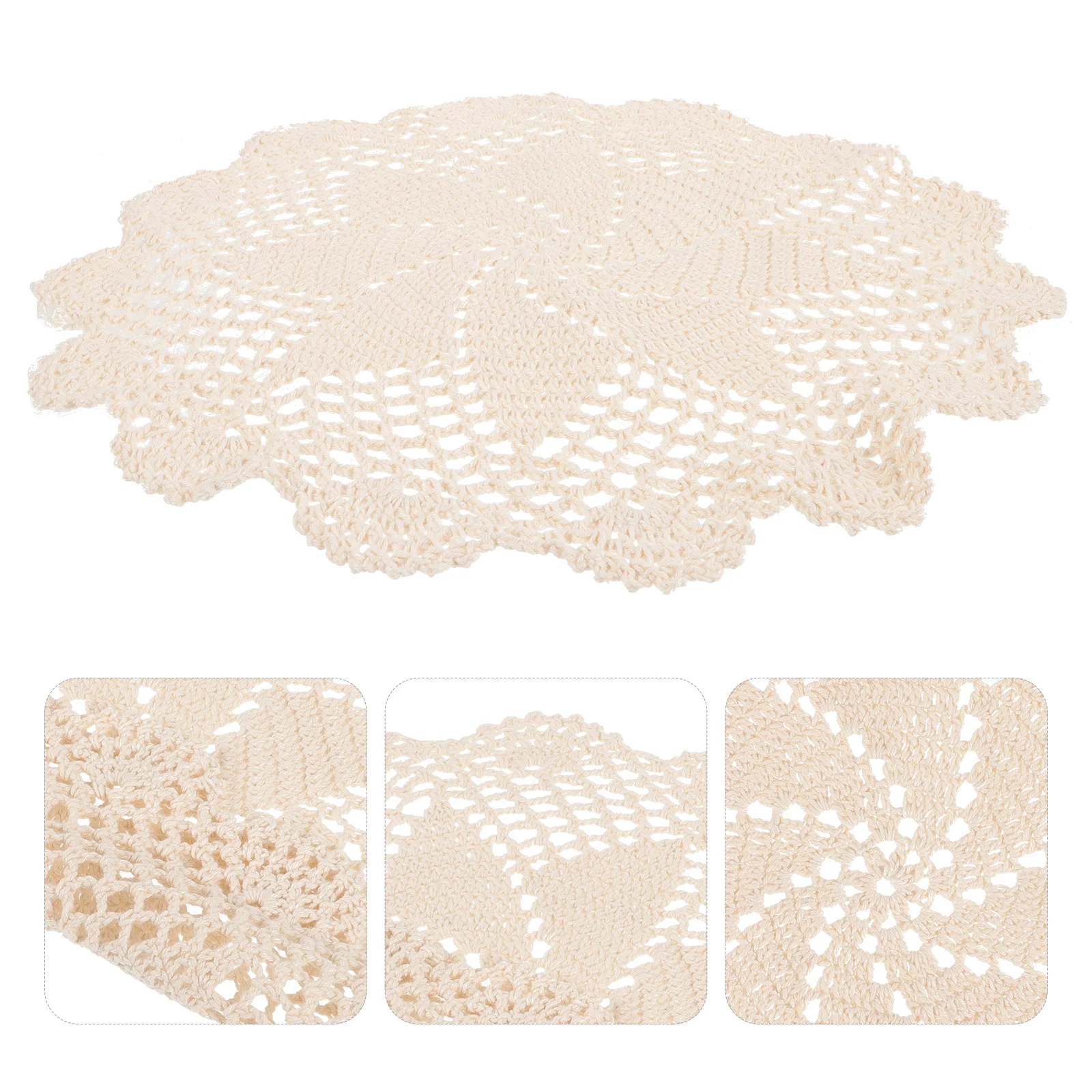 Boho Cotton Crochet Placemat Round Woven Table Pad for Dining Room Decor Modern Rustic Placemats Kitchen Tableware
Boho Cotton Crochet Placemat Round Woven Table Pad for Dining Room Decor Modern Rustic Placemats Kitchen Tableware