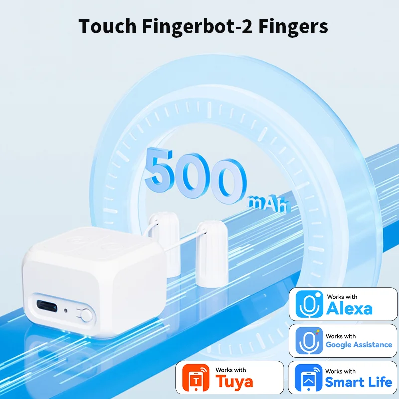 Work with Tuya Rechargeable Touch Fingerbot Smart Life BLE Wireless Touch Screen Switch Robot Support Alexa Google Home Voice
Work with Tuya Rechargeable Touch Fingerbot Smart Life BLE Wireless Touch Screen Switch Robot Support Alexa Google Home Voice