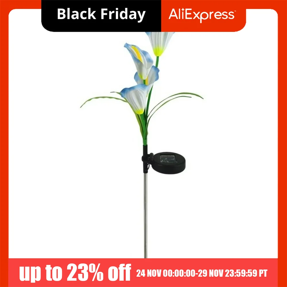 Creative Solar Calla Flower Lamp Colorful Waterproof Garden Floor Lamp Realistic Energy-saving Landscape Lawn Lamp Outdoor Use
Creative Solar Calla Flower Lamp Colorful Waterproof Garden Floor Lamp Realistic Energy-saving Landscape Lawn Lamp Outdoor Use