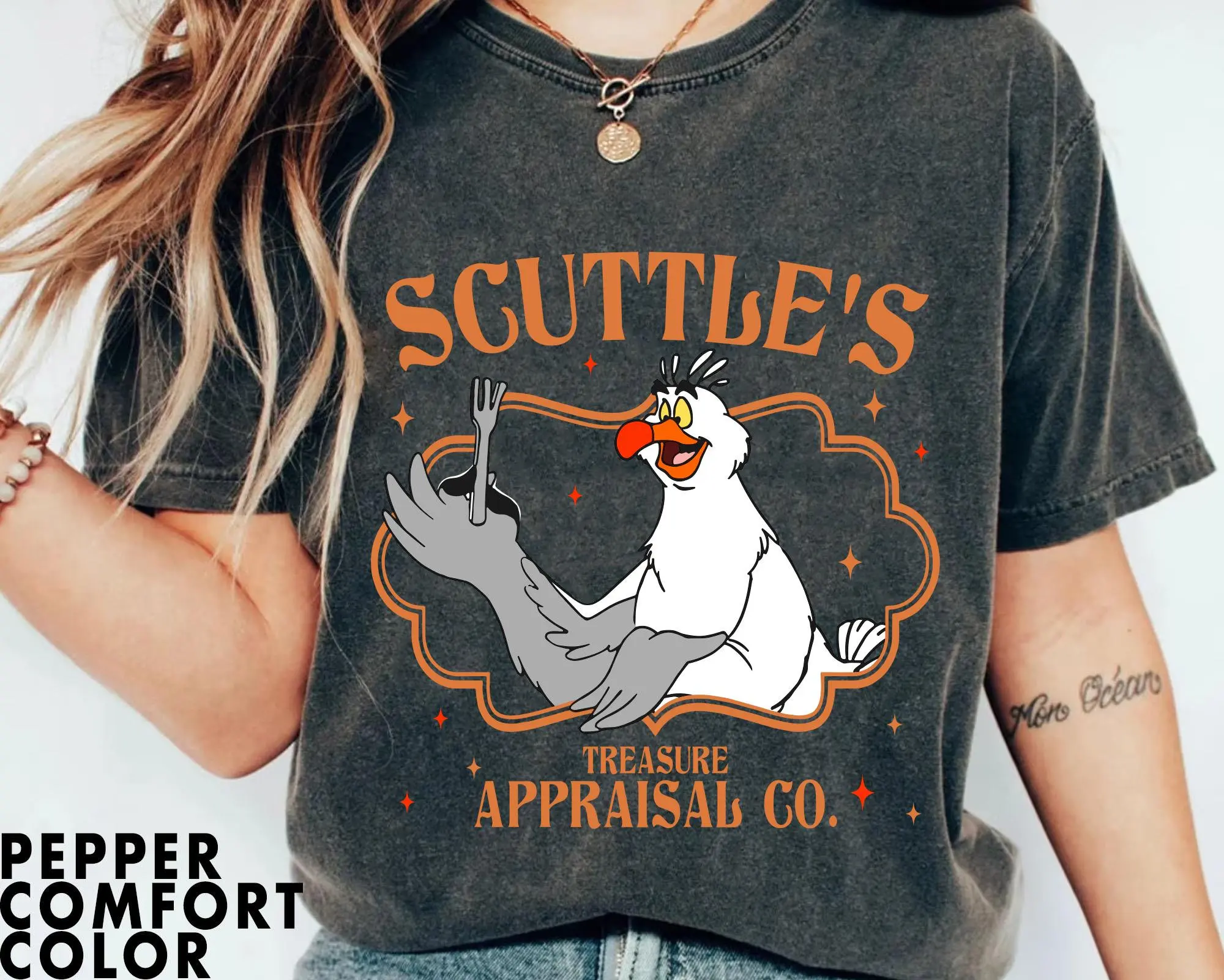 Scuttle's Treasure Appraisal Co Comfort Colors Shirt, Vintage The Little Mermaid Disney T-shirt, Disneyland Family Trip
Scuttle's Treasure Appraisal Co Comfort Colors Shirt, Vintage The Little Mermaid Disney T-shirt, Disneyland Family Trip