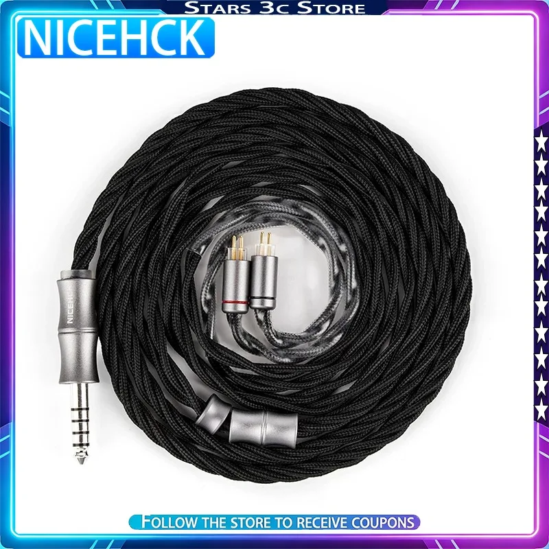 NICEHCK HiFi Earphone Upgrade Cable High-quality Audio Cable 4.4mm Balanced Connector Earphone Braided Cable
NICEHCK HiFi Earphone Upgrade Cable High-quality Audio Cable 4.4mm Balanced Connector Earphone Braided Cable
