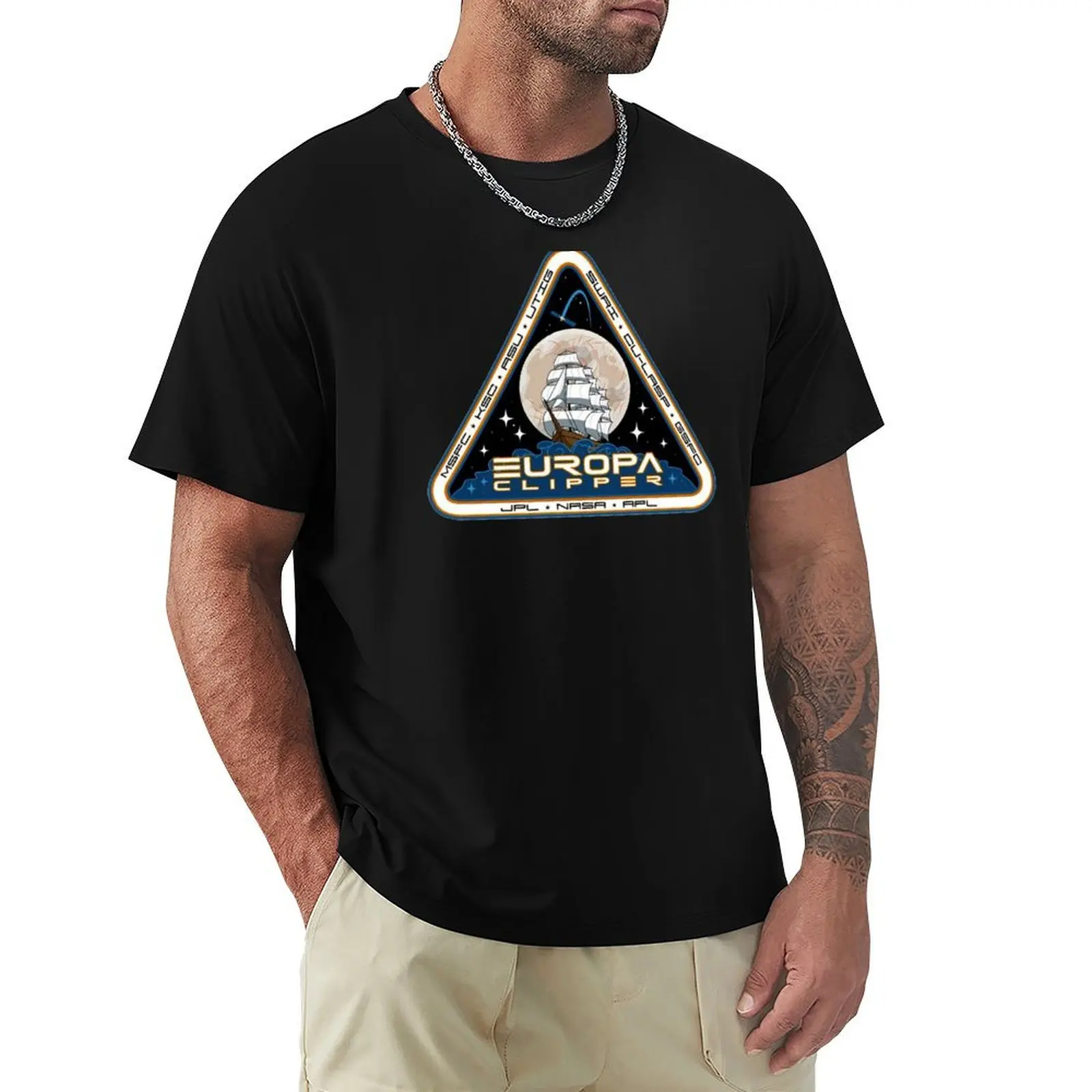 Europa Clipper mission patch T-Shirt shirts graphic tee valentines clothes mens clothes
Europa Clipper mission patch T-Shirt shirts graphic tee valentines clothes mens clothes