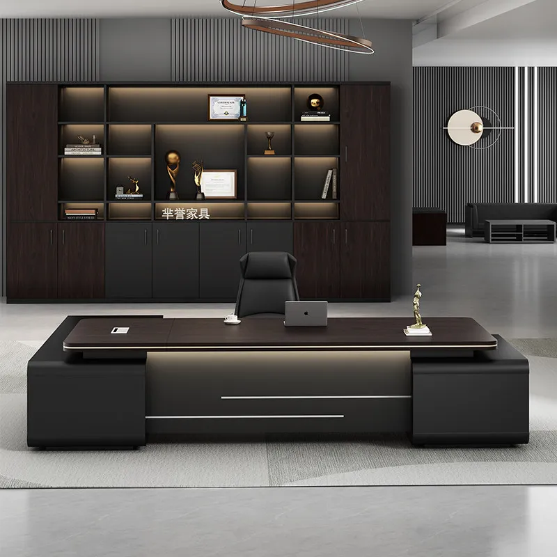 Modern Minimalist Executive Desk & Chair Set Luxury Office Furniture for CEO & Manager Offices Sleek Contemporary Design
Modern Minimalist Executive Desk & Chair Set Luxury Office Furniture for CEO & Manager Offices Sleek Contemporary Design
