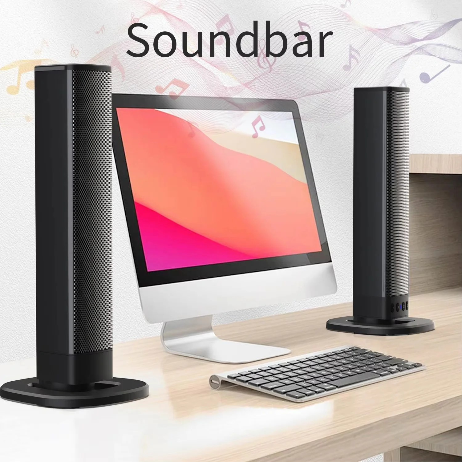 BS-36 40 Вт Саундбар для телевизора/ПК Стерео Эхо Настенный портативный беспроводной Bluetooth-динамик Разделенный домашний кинотеатр двойного назначения с FM-радио TWS 
BS-36 40 Вт Саундбар для телевизора/ПК Стерео Эхо Настенный портативный беспроводной Bluetooth-динамик Разделенный домашний кинотеатр двойного назначения с FM-радио TWS