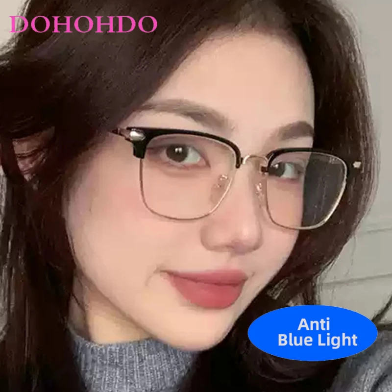 Vintage Metal Half Frame Square Anti-Blue Light Glasses Women Men Luxury Design Computer For Office Work Optical Eyewear Lentes
Vintage Metal Half Frame Square Anti-Blue Light Glasses Women Men Luxury Design Computer For Office Work Optical Eyewear Lentes