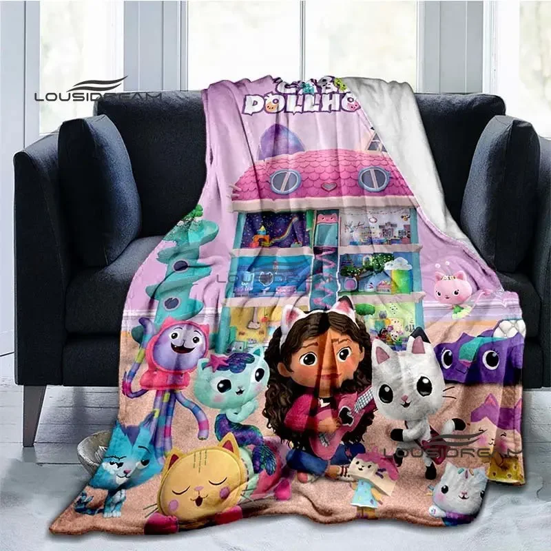 Gabby's Dollhouse Throws Blanket Cute Cartoon Sofa Blanket Holiday Gift Children Travel Camping Bedroom Living Room Decoration
Gabby's Dollhouse Throws Blanket Cute Cartoon Sofa Blanket Holiday Gift Children Travel Camping Bedroom Living Room Decoration