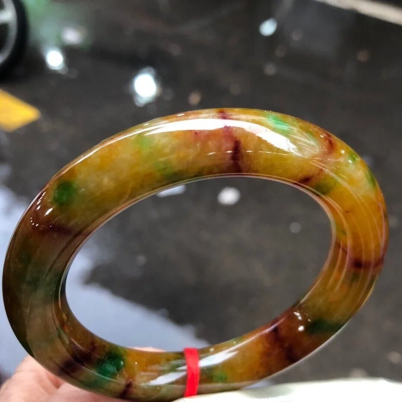 Certified Nature Grade AAA Perfect Red-yellow Jade jadeite bracelets Bangle 59mm
Certified Nature Grade AAA Perfect Red-yellow Jade jadeite bracelets Bangle 59mm