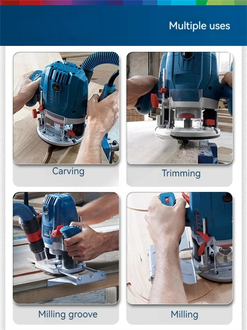forEngraving Wooden Milling Machine Handheld Edge Trimming Machine Electric Woodworking Slotting Machine Hole Opening
forEngraving Wooden Milling Machine Handheld Edge Trimming Machine Electric Woodworking Slotting Machine Hole Opening