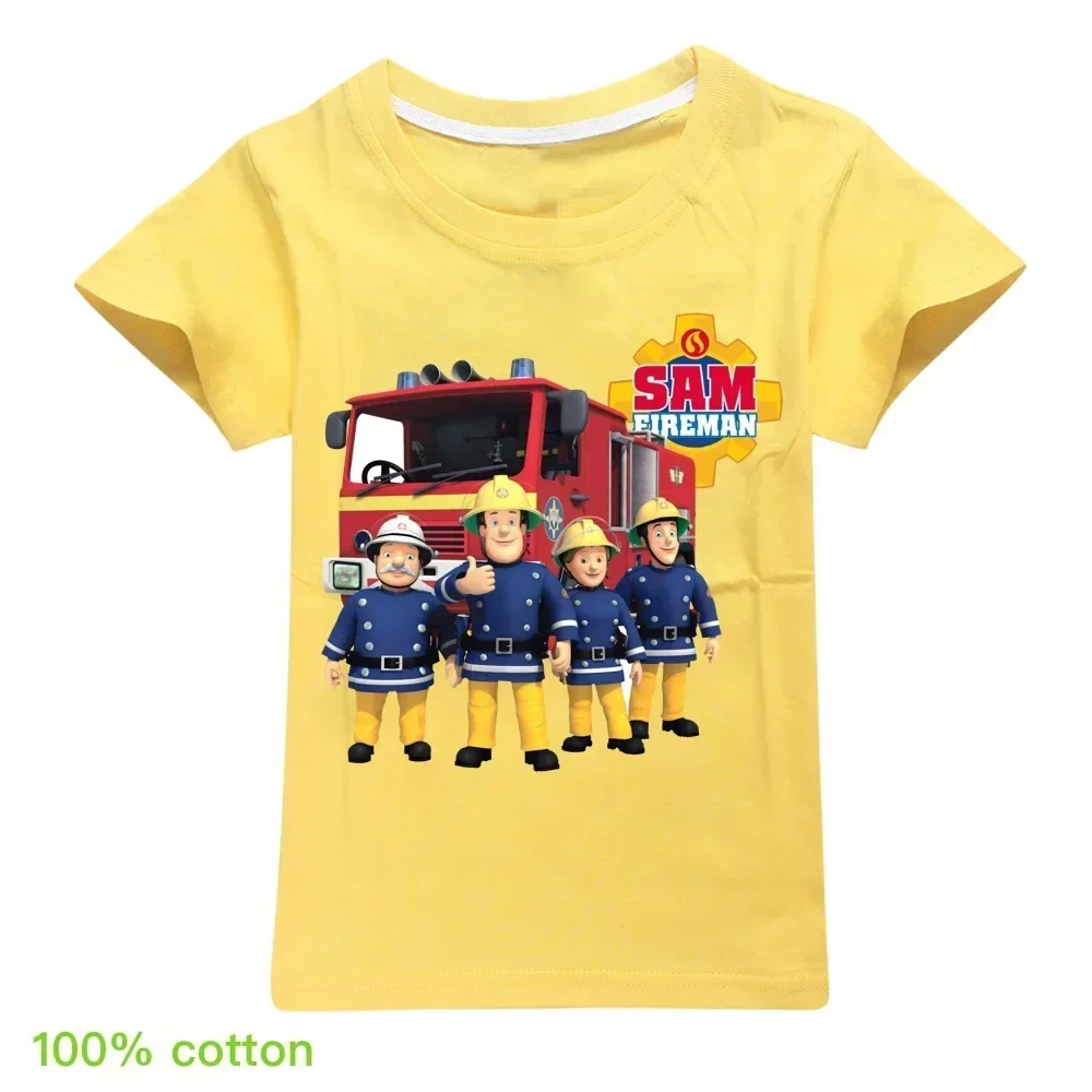Firefighter Sam Camiseta cartoon Children's Cotton T-shirt Summer Short Sleeve Kid Clothes Casual Fashion Baby Girl Boy Tee Tops
Firefighter Sam Camiseta cartoon Children's Cotton T-shirt Summer Short Sleeve Kid Clothes Casual Fashion Baby Girl Boy Tee Tops