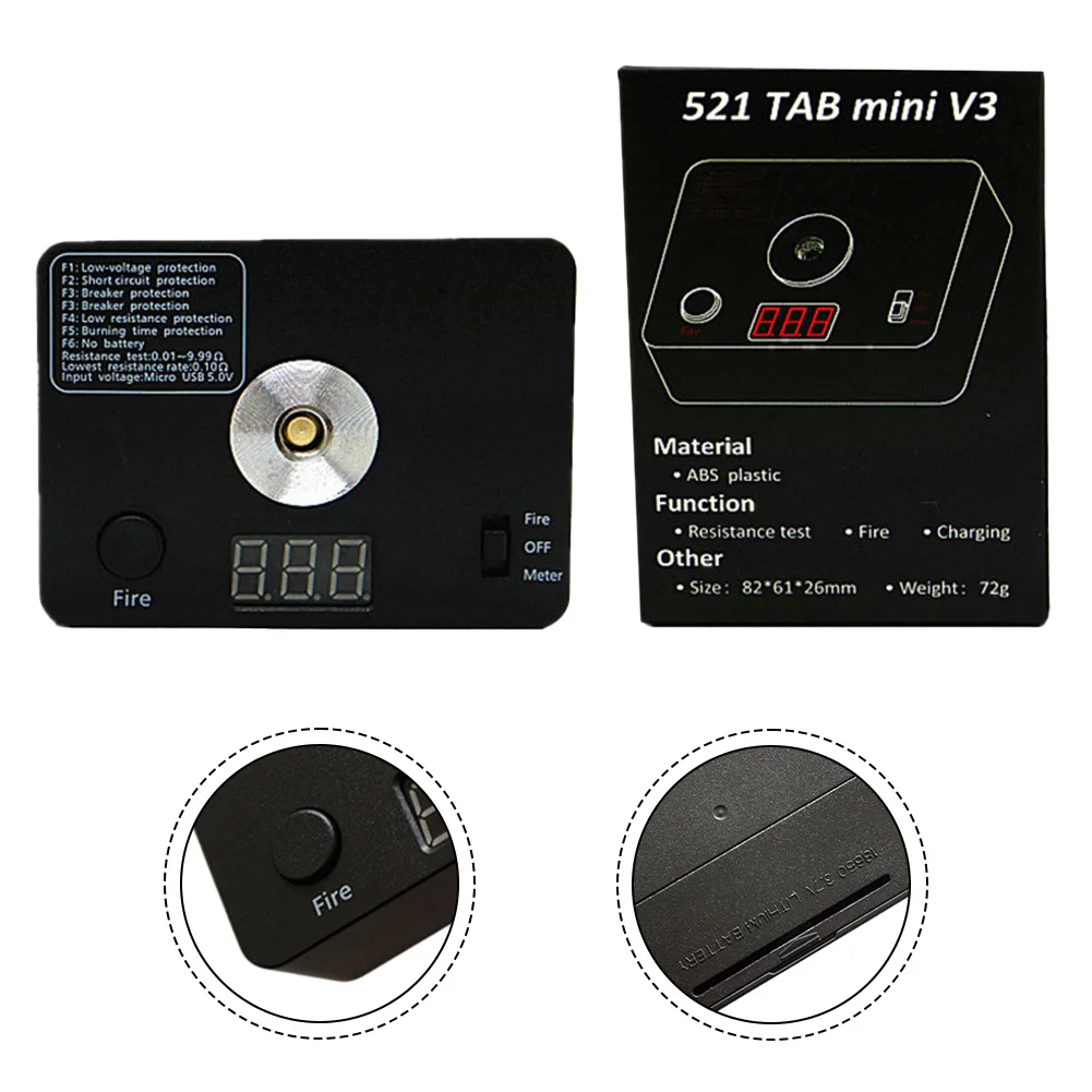 1 шт. черный тестер сопротивления 521 вкладка мини-катушка для измерения сгорания строительная платформа V3 Ом тестер сопротивления инструменты
1 шт. черный тестер сопротивления 521 вкладка мини-катушка для измерения сгорания строительная платформа V3 Ом тестер сопротивления инструменты
