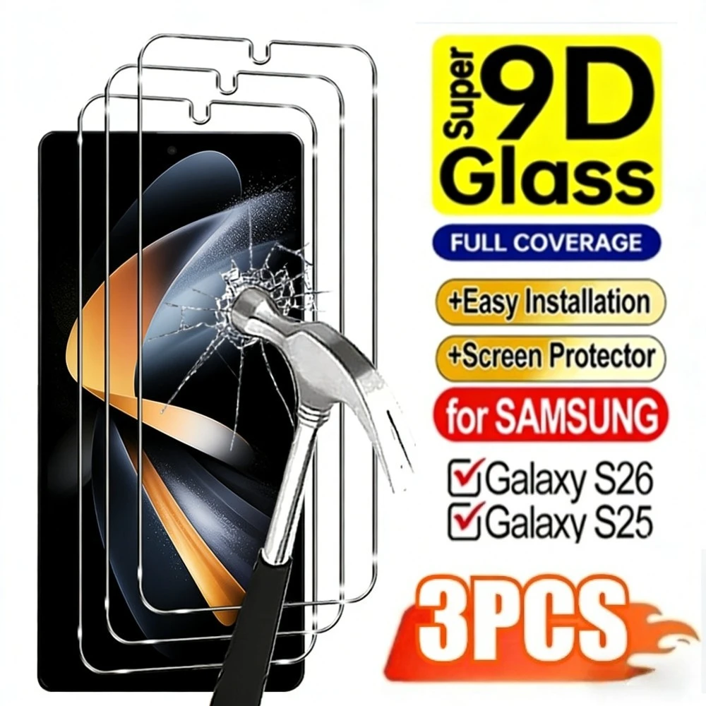 Защитная пленка для экрана Ultra HD (3 шт.) для Samsung Galaxy S26 S25 S24 Ultra S23 S22 S21 Plus S24 S25 FE, противоударное закаленное стекло
Защитная пленка для экрана Ultra HD (3 шт.) для Samsung Galaxy S26 S25 S24 Ultra S23 S22 S21 Plus S24 S25 FE, противоударное закаленное стекло