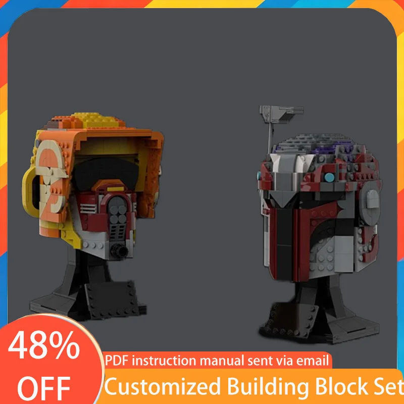 1241 PCS Knight Helmet Build Helmet MOC Customize Modular Building Block Design Popular Creative Design DIY Toy Christmas Gift
1241 PCS Knight Helmet Build Helmet MOC Customize Modular Building Block Design Popular Creative Design DIY Toy Christmas Gift