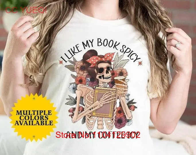 Halloween Reader Skeleton I Like My Books Spicy and Coffee Icy Jersey T Shirt for Lovers Readers long or short sleeves
Halloween Reader Skeleton I Like My Books Spicy and Coffee Icy Jersey T Shirt for Lovers Readers long or short sleeves