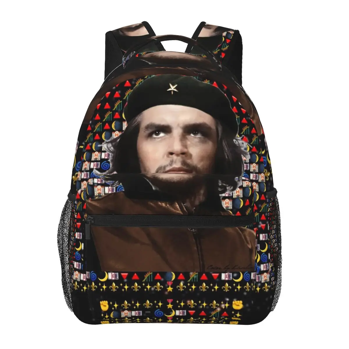 Che Guevara Emojified A Revolutionary Tribute Student Backpack School Bag Daypack for Men Women Fashion Bookbag Shoulder Bags
Che Guevara Emojified A Revolutionary Tribute Student Backpack School Bag Daypack for Men Women Fashion Bookbag Shoulder Bags