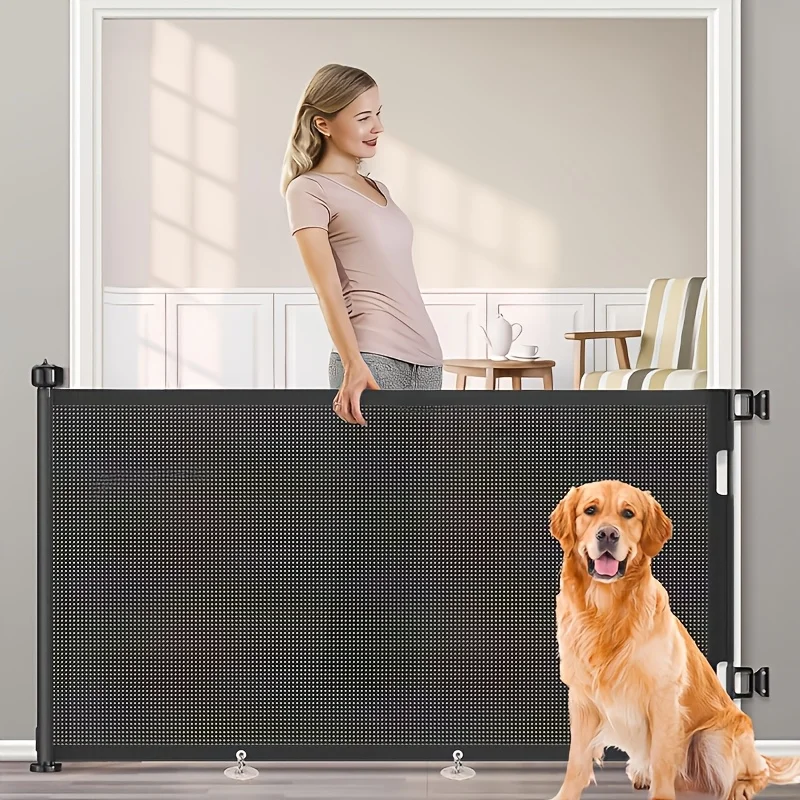Retractable Pet Door Drill-Free Pressure Installation, Anti-Jumping, Suitable for Hallways And Stairs, Industrial Grade Hardware, Matte Surface, Universal Size, Easy to Install
Retractable Pet Door Drill-Free Pressure Installation, Anti-Jumping, Suitable for Hallways And Stairs, Industrial Grade Hardware, Matte Surface, Universal Size, Easy to Install