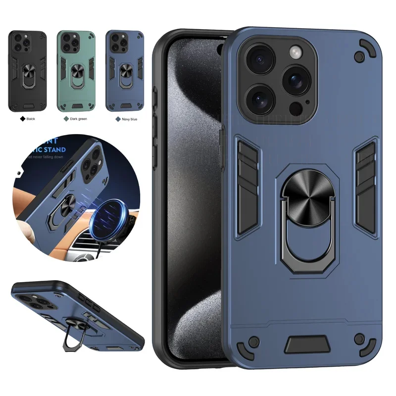Shockproof Armor Case For iPhone 16 15 14 13 12 11 pro Max Plus 8 7 + Pls XR X XS Magnetic Car Holder Rings Phone Cases Cover
Shockproof Armor Case For iPhone 16 15 14 13 12 11 pro Max Plus 8 7 + Pls XR X XS Magnetic Car Holder Rings Phone Cases Cover