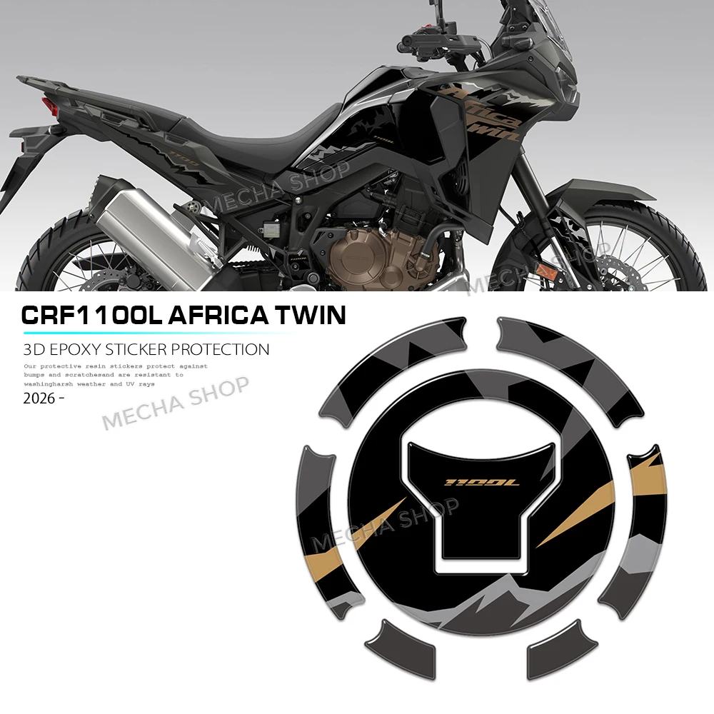 For Africa Twin CRF1100L CRF 1100 L 2020-2026 Motorcycle Accessories 3D Gel Tank Cap Paint Protection Stickers Kit
For Africa Twin CRF1100L CRF 1100 L 2020-2026 Motorcycle Accessories 3D Gel Tank Cap Paint Protection Stickers Kit