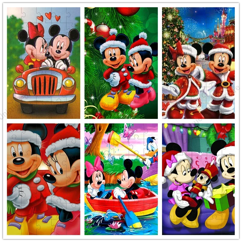 Mickey Mouse Christmas Theme Mini Puzzles for Kids Children Disney Christmas Jigsaw Puzzles Children Education Toy New Year Gift 
Mickey Mouse Christmas Theme Mini Puzzles for Kids Children Disney Christmas Jigsaw Puzzles Children Education Toy New Year Gift