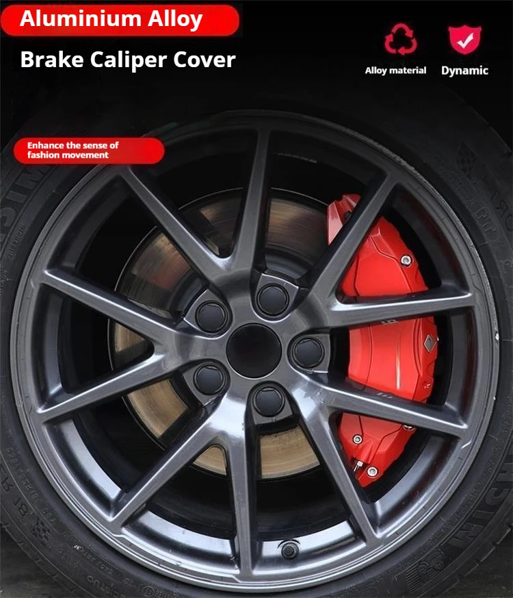 For Tesla Model 3 2019-2023 Brake Caliper Covers Set of 4 Caliper Covers With Stickers Aluminium Alloy Accessories
For Tesla Model 3 2019-2023 Brake Caliper Covers Set of 4 Caliper Covers With Stickers Aluminium Alloy Accessories